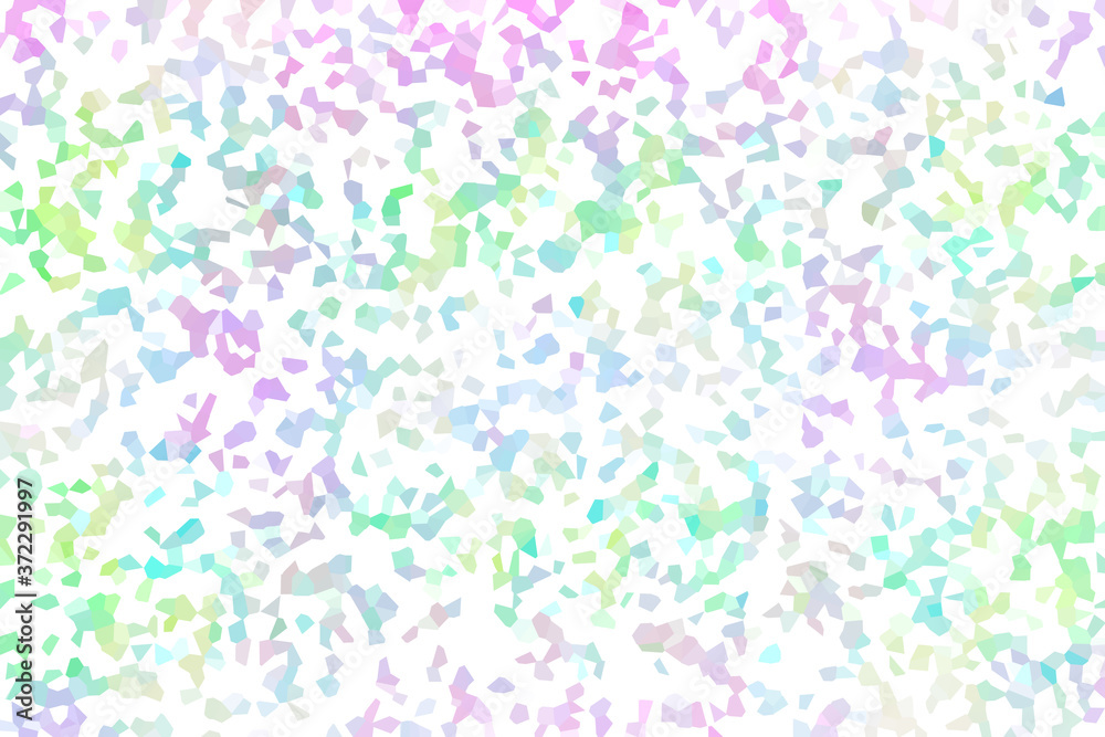 An abstract multicolored crystallized pattern background image.