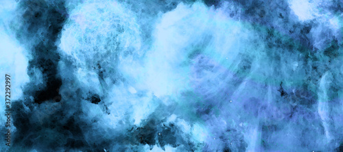 abstract watercolor space cosmos galaxy stars star nebula cloud clouds sky background bg texture wallpaper art paint © Ravenzcore