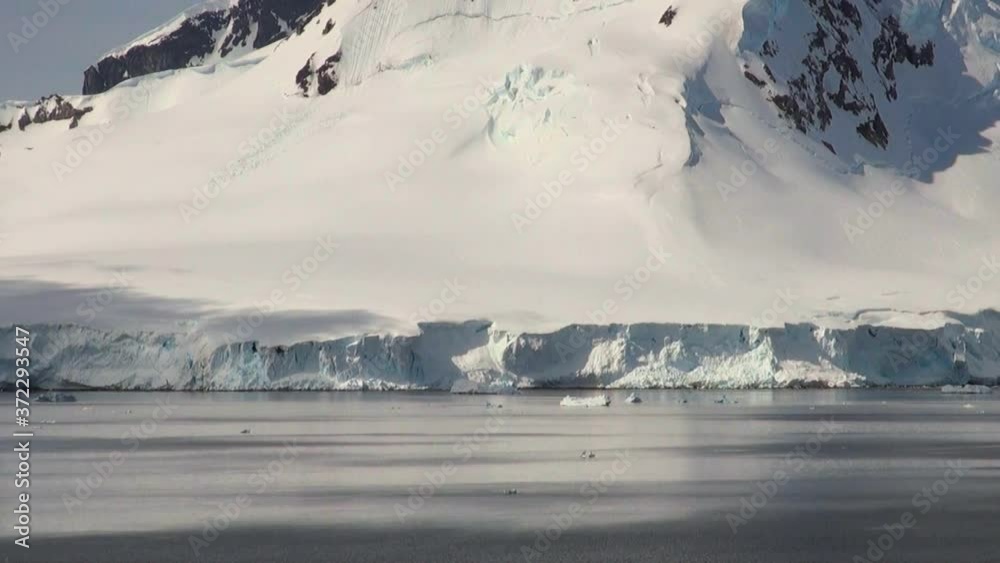 Antarctica - Coastline of Antarctica With Ice Formations - Antarctic Peninsula - Palmer Archipelago - Neumayer Channel - Global Warming Antarctica - Coastline of Antarctica With Ice Formations - Antarctic Peninsula - Palmer Archipelago - Neumayer Channel - Global Warming