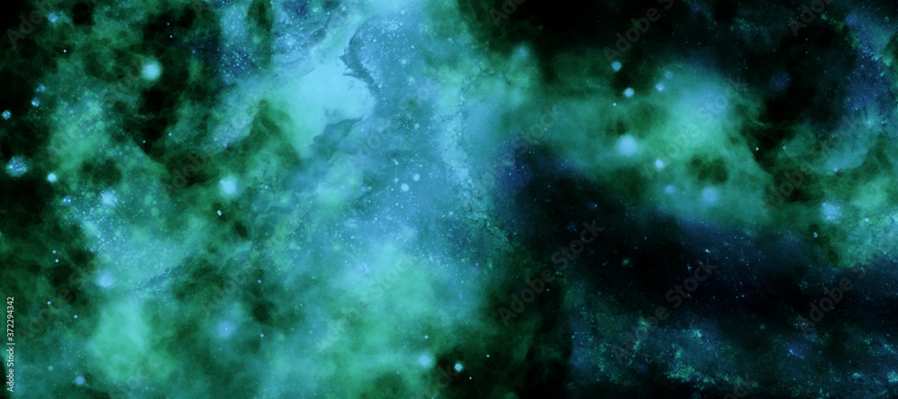 Fototapeta premium abstract watercolor space cosmos galaxy stars star nebula cloud clouds sky background bg texture wallpaper art paint