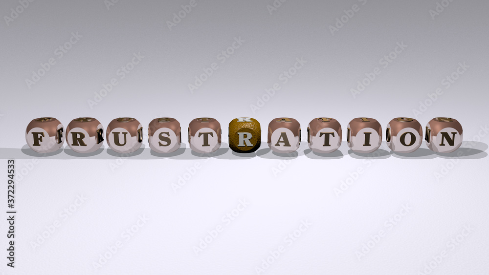 angry sorry: frustration text of cubic individual letters, 3D illustration for business and depression angry sorry: frustration text of cubic individual letters, 3D illustration for business and depression