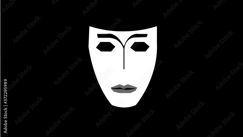mask white mask white