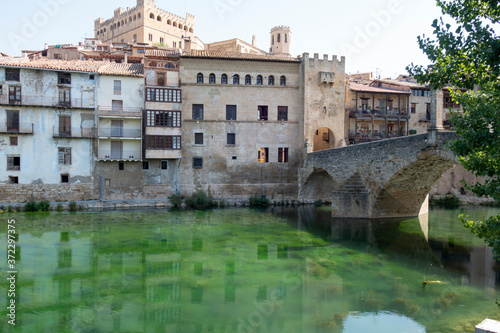 Medieval town of Valderrobres, in the province of Teruel, Aragon