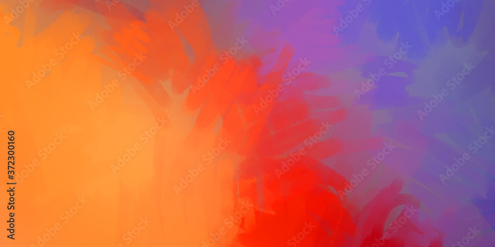 Brushed Painted Abstract Background. Brush stroked painting. Artistic vibrant and colorful wallpaper.