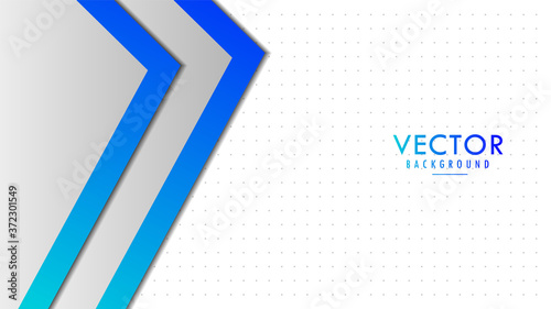 Abstract Minimal Cyan Light Gradient Line Shape Side. Background, Wallpaper, Backdrop Design Graphic Vector with Blank Space Side.