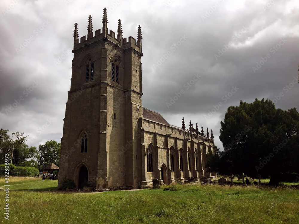 A view of Battlefields Church in North Shropshire