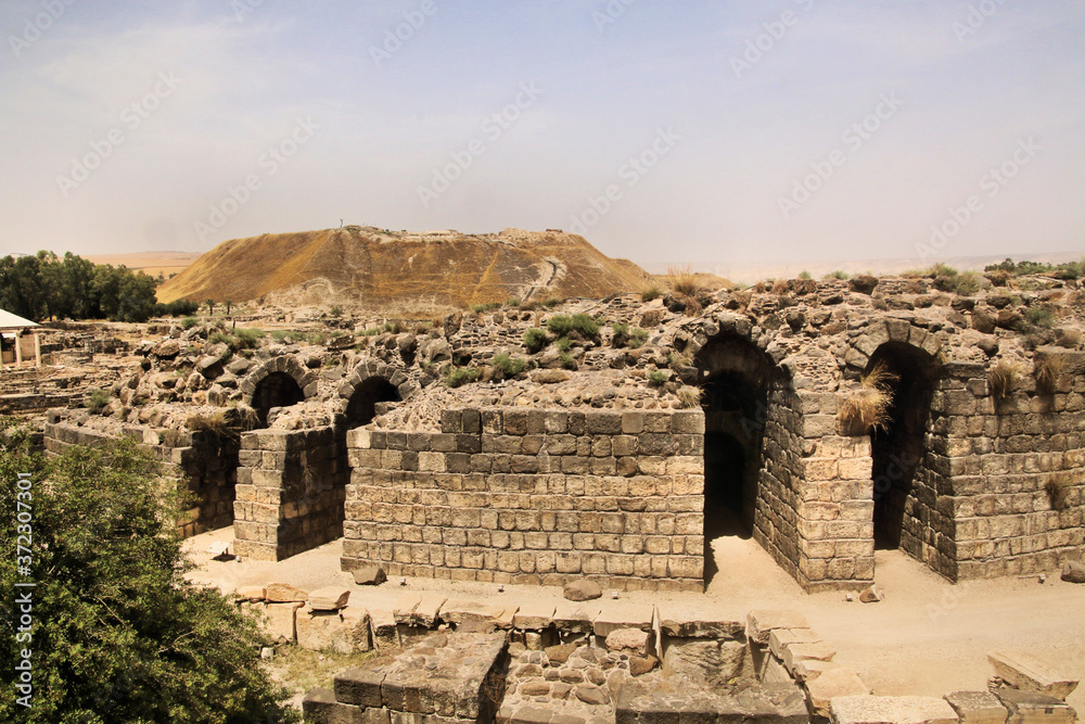 A view of Beit Shean in Israel