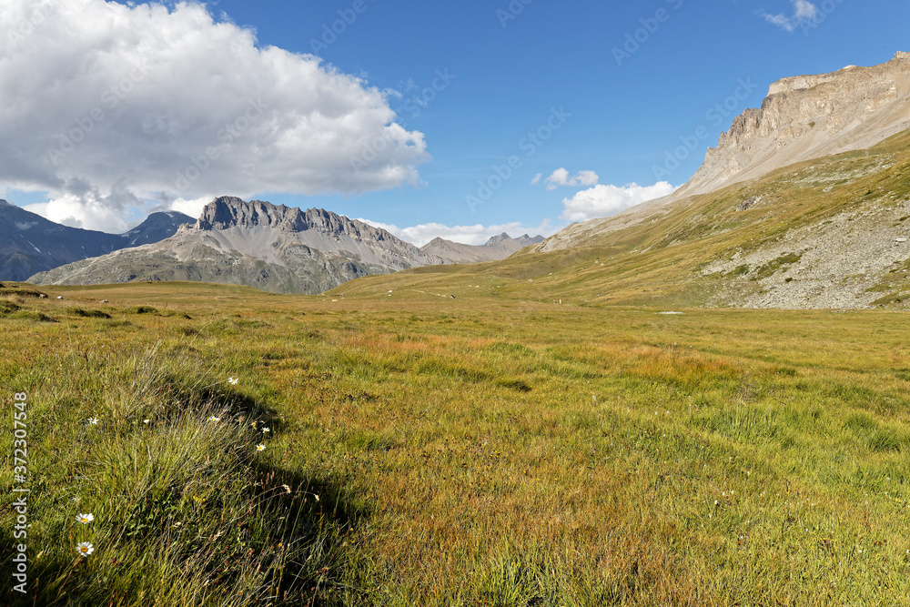 Mountains and meadows of Parc national de la Vanoise