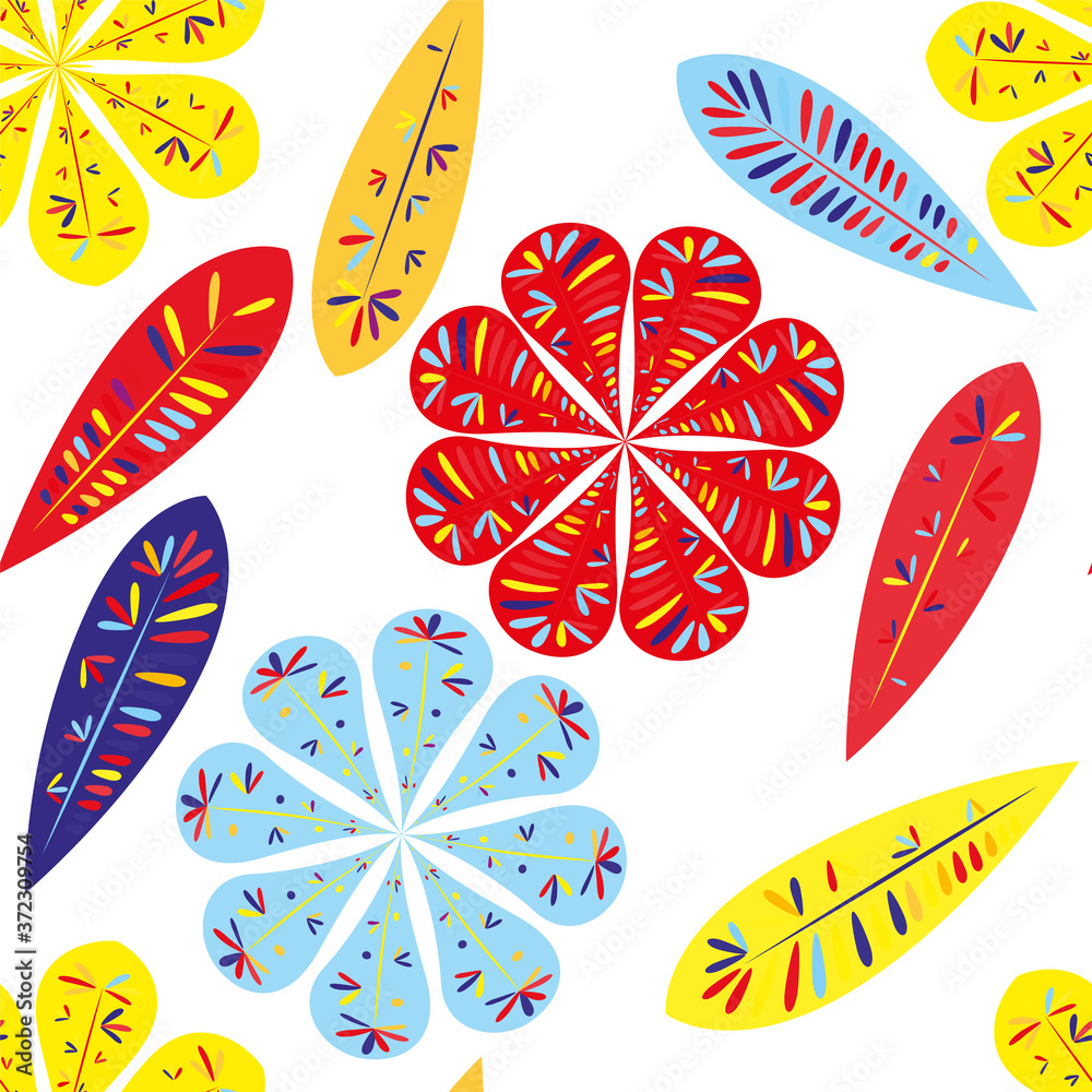 Floral seamless pattern. Floral seamless pattern.