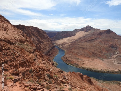 Views of the Colorado River as it runs through Glen Canyon. Taken from the hike Spencer's Trail.
