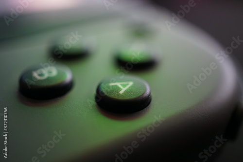 close up game controller