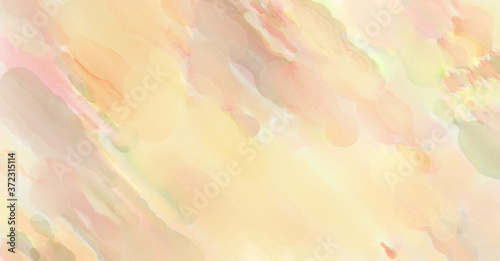 Modern brush strokes painting. Watercolor abstract painting with pastel colors. Soft color painted illustration of calming composition for poster, wall art, banner, card, book cover or packaging.