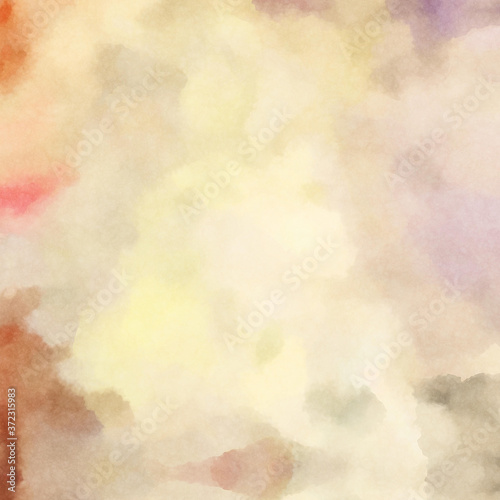 Watercolor painted background. Abstract Illustration wallpaper. Brush stroked painting. 2D Illustration. © Hybrid Graphics