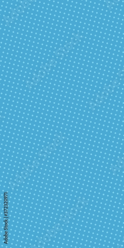 Vector simple vertical background in comic book style with cute polka dot pattern. Retro pop art design.