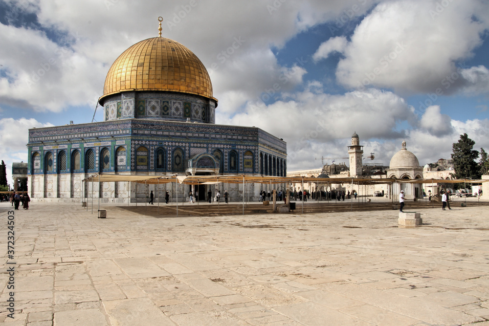 Fototapeta premium dome of the rock jerusalem