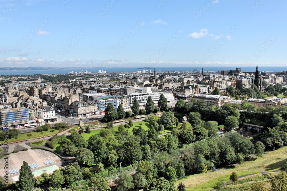 A view of Edinburgh in Scotland