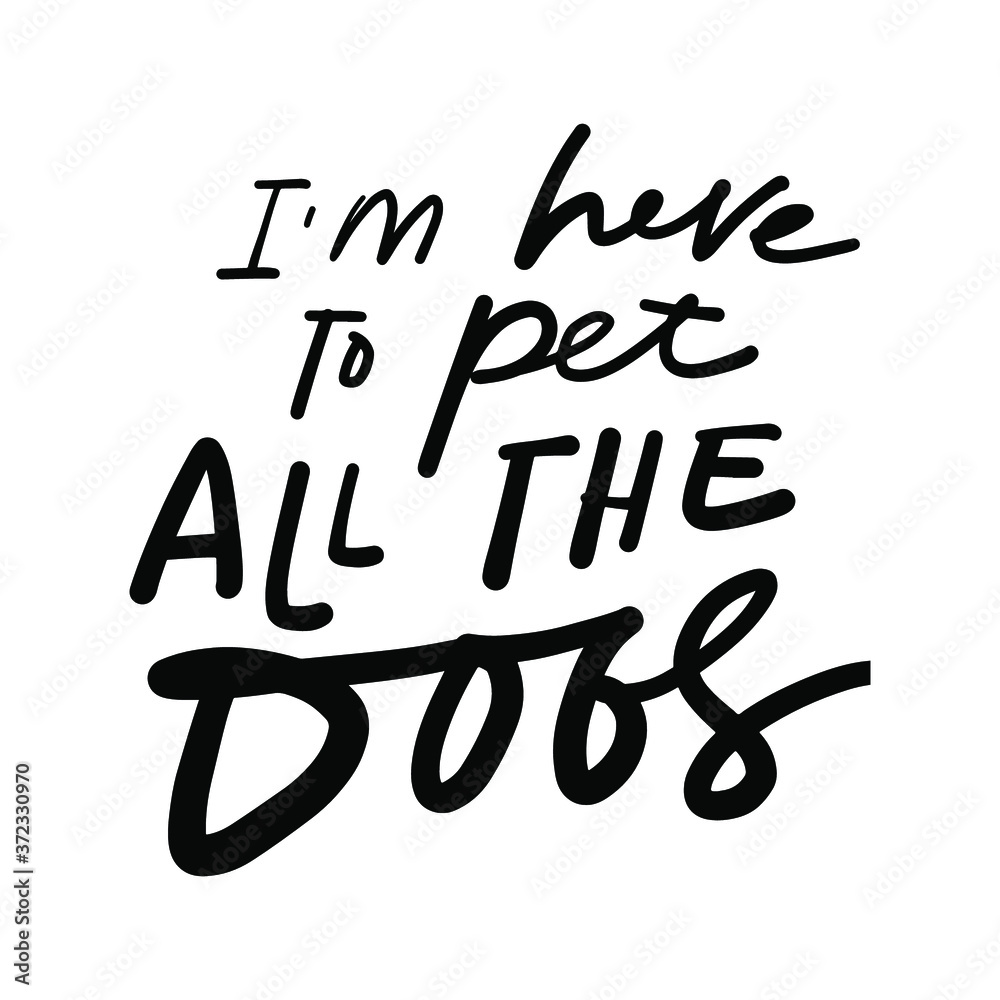 Dog mom. Hand lettering illustration for your design Dog mom. Hand lettering illustration for your design