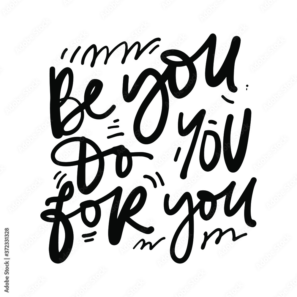  Positive inspirational quote. Affirmations. Hand lettering illustration. Moden abstract background