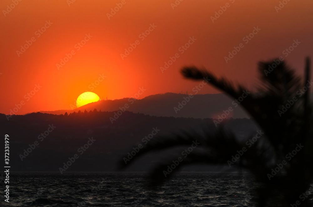 Sunset on Lake Garda