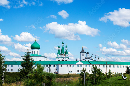 The Holy Trinity Alexander Svirsky male monastery in the village of Old Sloboda. photo