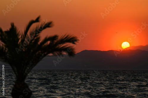 Sunset on Lake Garda