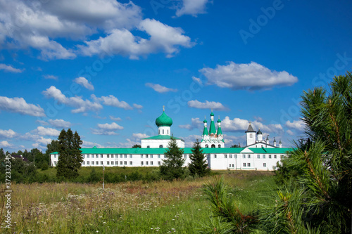 The Holy Trinity Alexander Svirsky male monastery in the village of Old Sloboda. photo