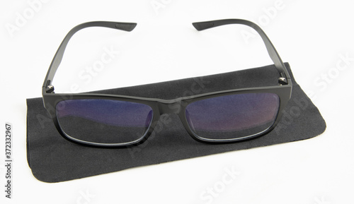 Glasses isolated on white with clipping path.