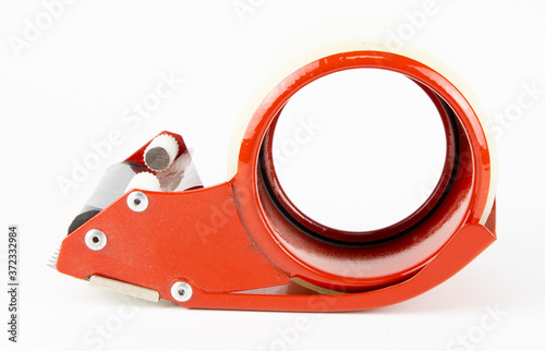Packing Tape Dispenser isolated on white background