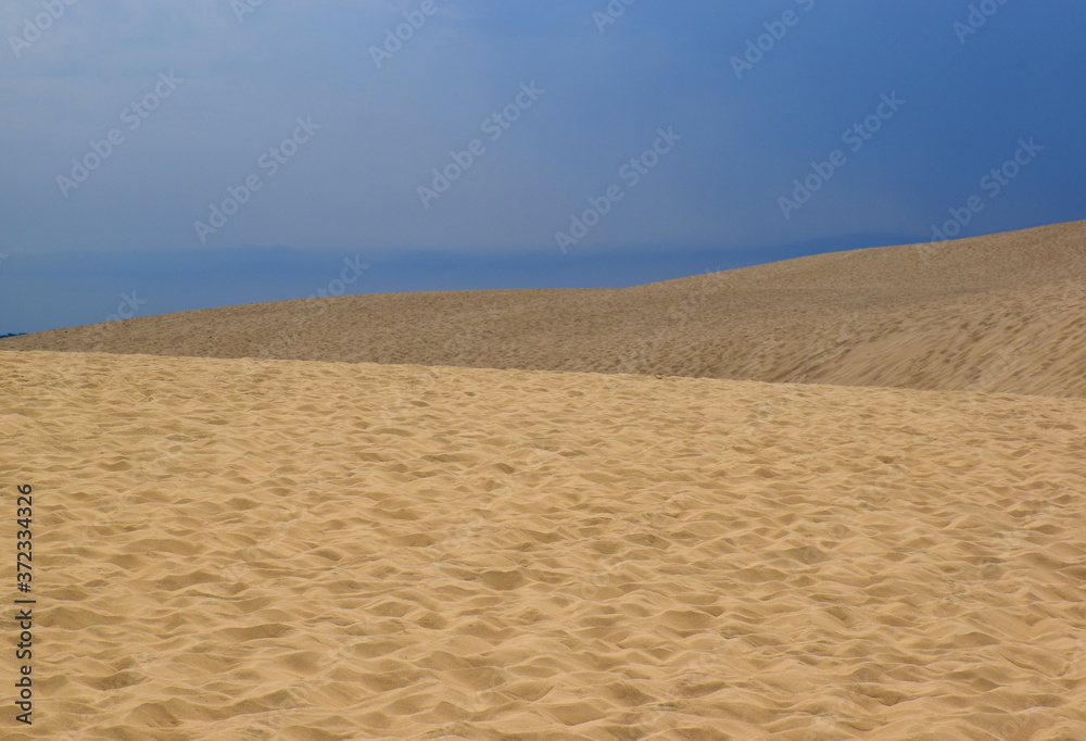Naklejka premium Dune du PIlat in der Bucht von Arcachon