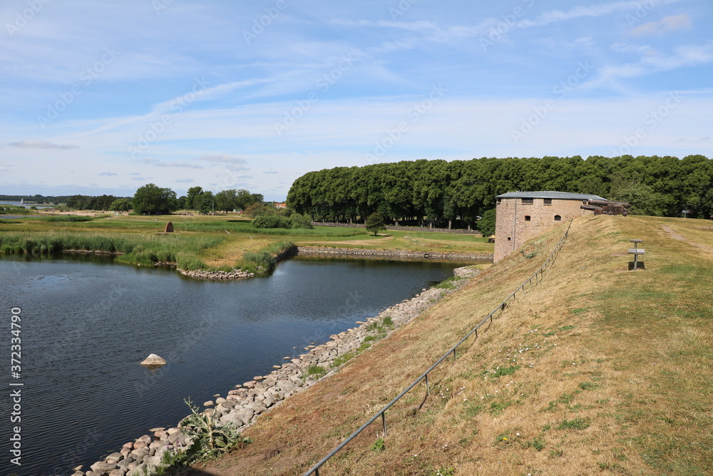 Summer at Kalmar Castle in Kalmar, Sweden