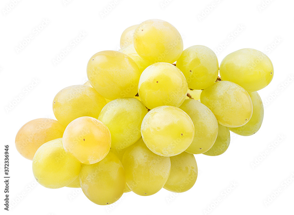 Fresh grapes isolated on white background with clipping pass Fresh grapes isolated on white background with clipping pass