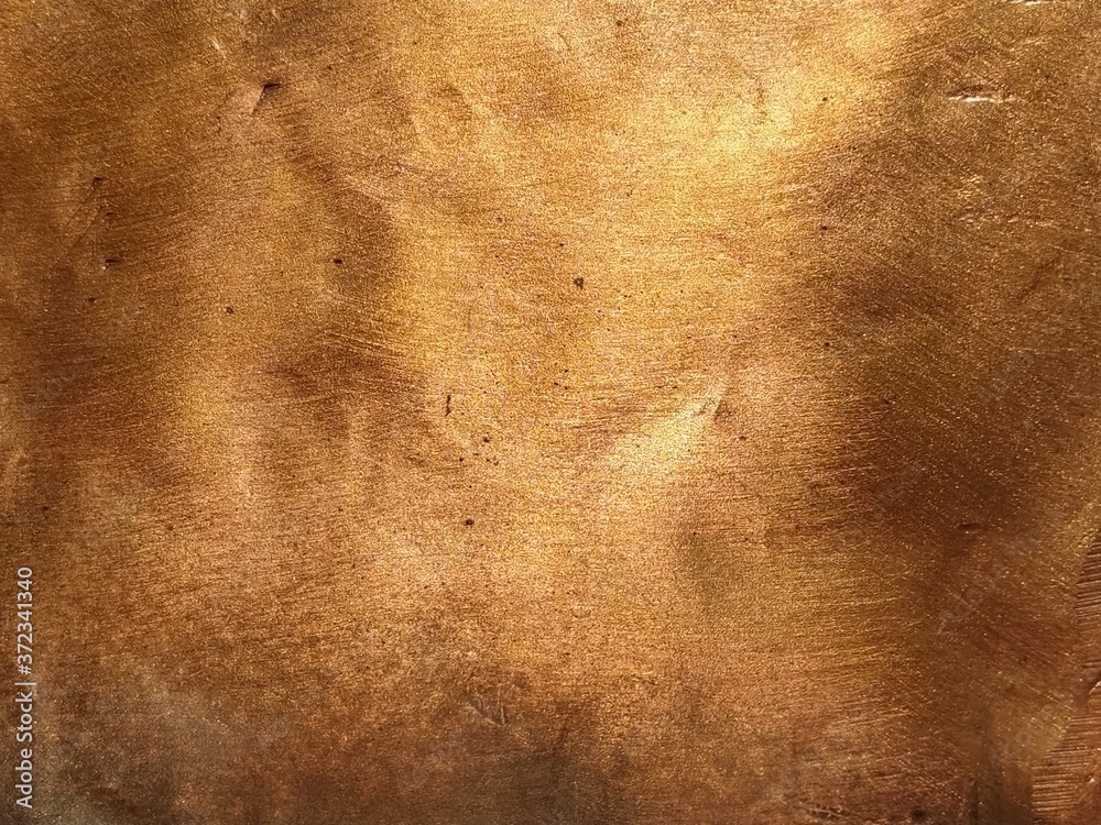 Copper texture background. Bronze old metal texture. Stock Photo