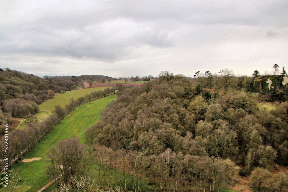 A view of the Hawkstone in Shropshire