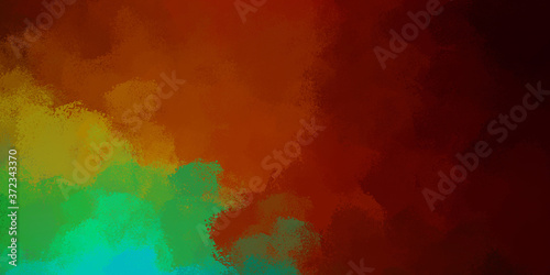 Painted artistic creation. Brushed vibrant wallpaper. Unique and creative illustration. Abstract background of colorful brush strokes.