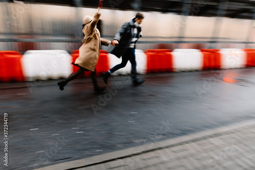 feel freedom and run away