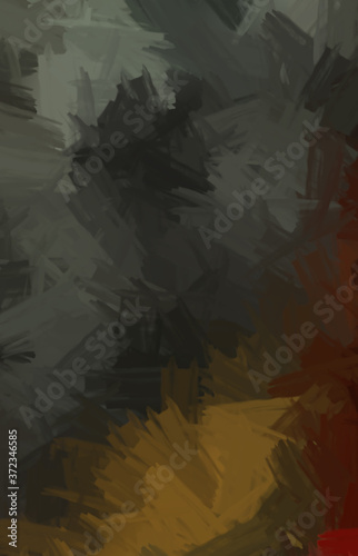 Brushed Painted Abstract Background. Brush stroked painting. Artistic vibrant and colorful wallpaper.