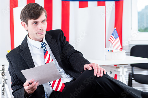 An American official commun...