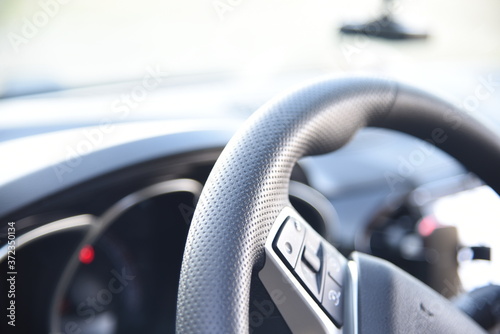 Car steering wheel segment © AShashkov