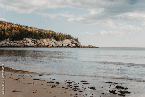 An Acadia National Park beach in Maine photo