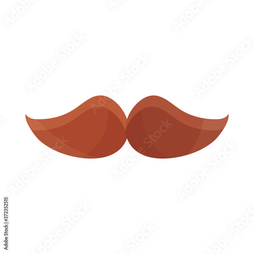 mustache vintage fashion culture hipster flat icon design