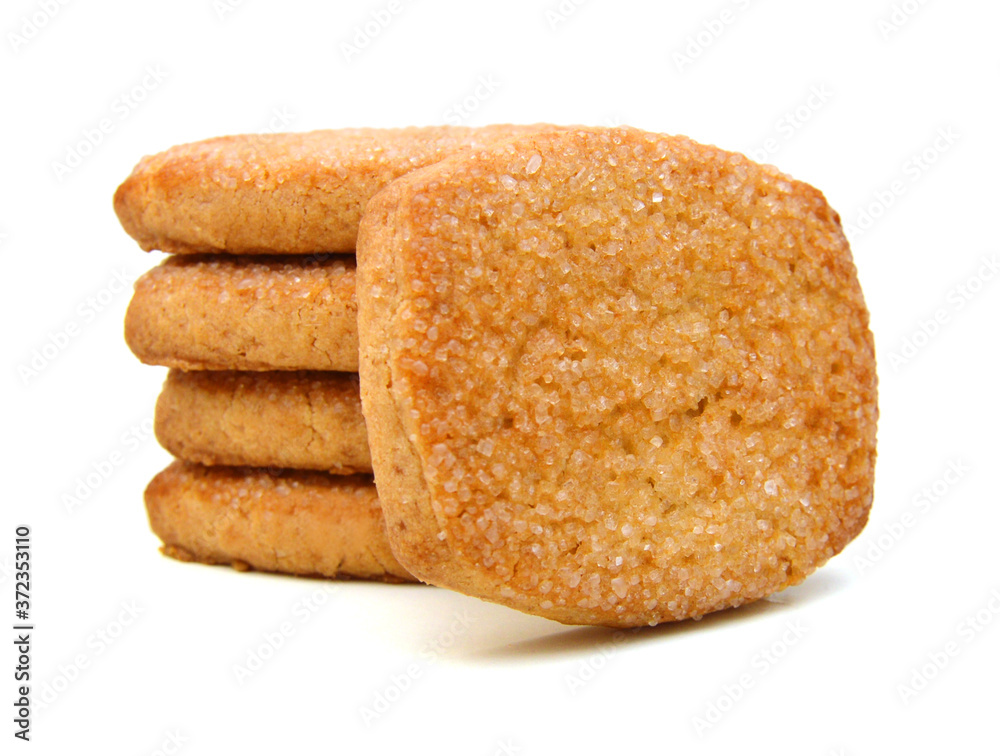 Sweet cookies isolated on a white background Sweet cookies isolated on a white background