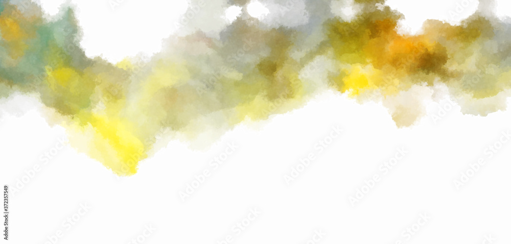 Watercolor painted background. Abstract Illustration wallpaper. Brush stroked painting. 2D Illustration.