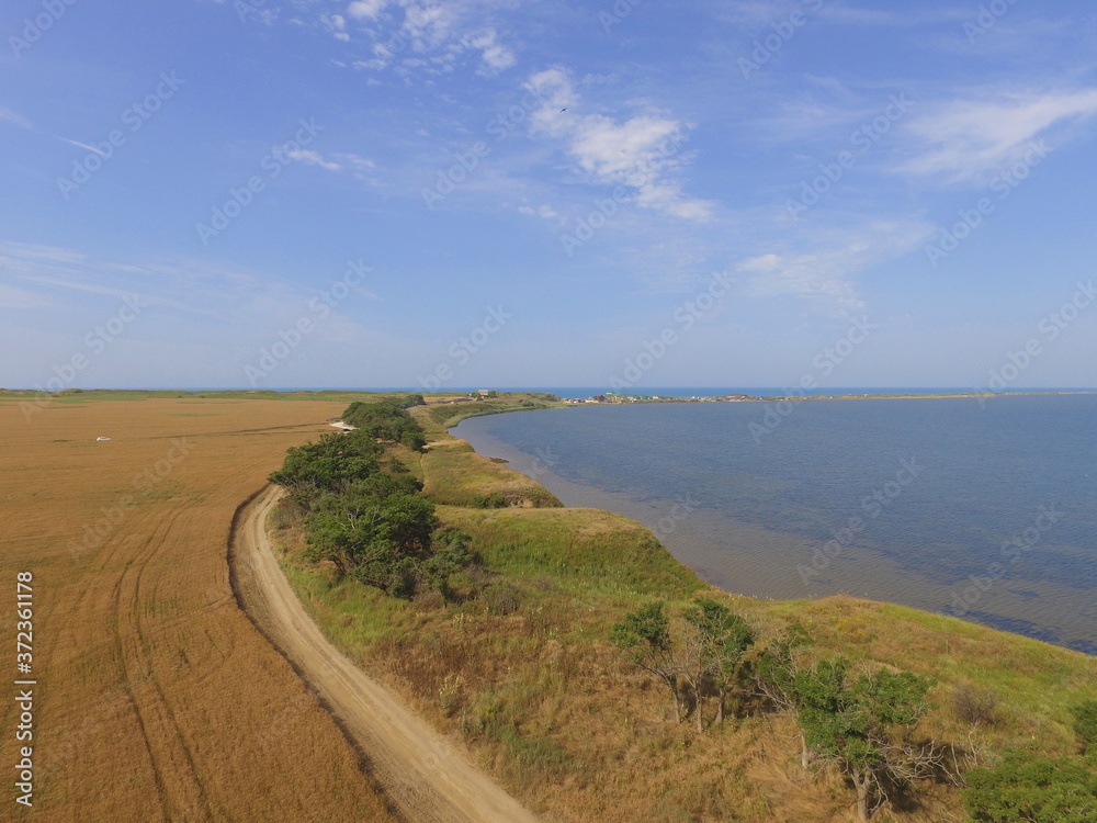 Sea coast. Krasnodar territory, Russia