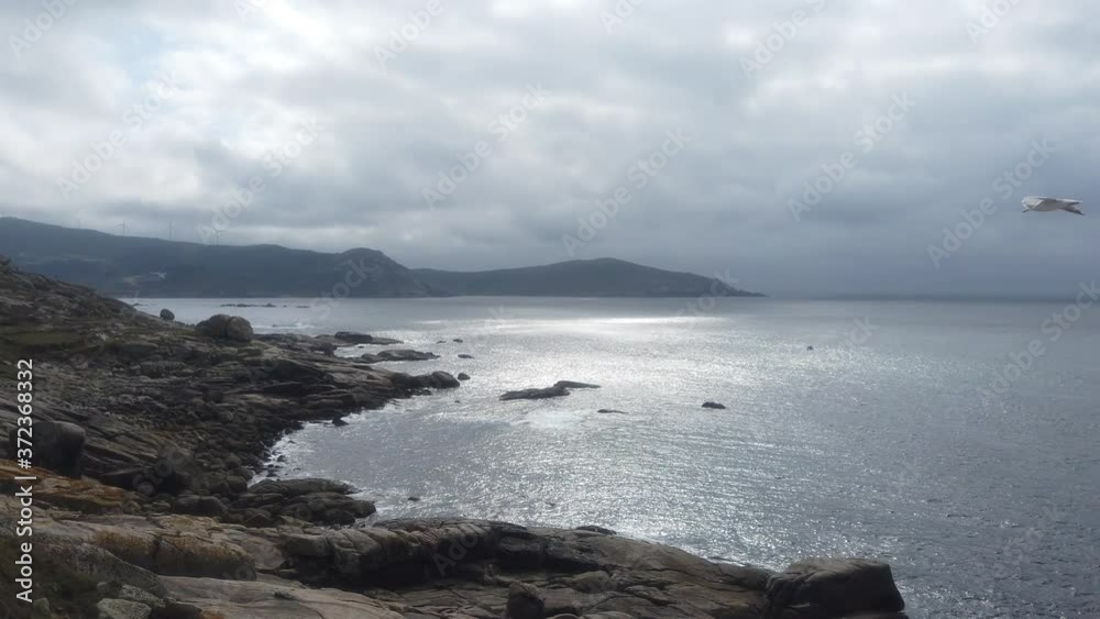 Muxia, coastal village in El Camino de Santiago. Galicia,Spain Muxia, coastal village in El Camino de Santiago. Galicia,Spain