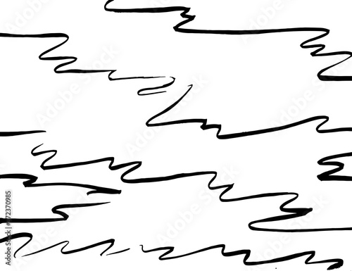 White and black vector. Grunge background. Abstract brush pattern.