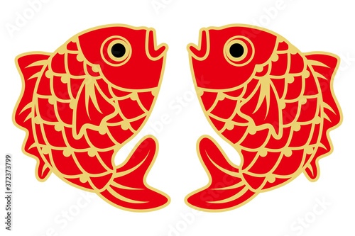 鯛　双魚　アイコン