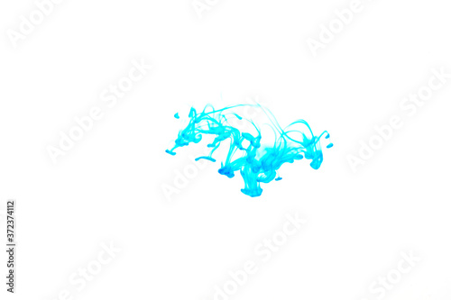 drop ink color in the water  colour background  smoke texture 