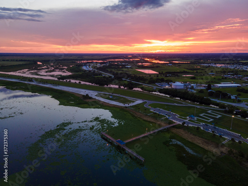 Sunset Over Okeechobee photo