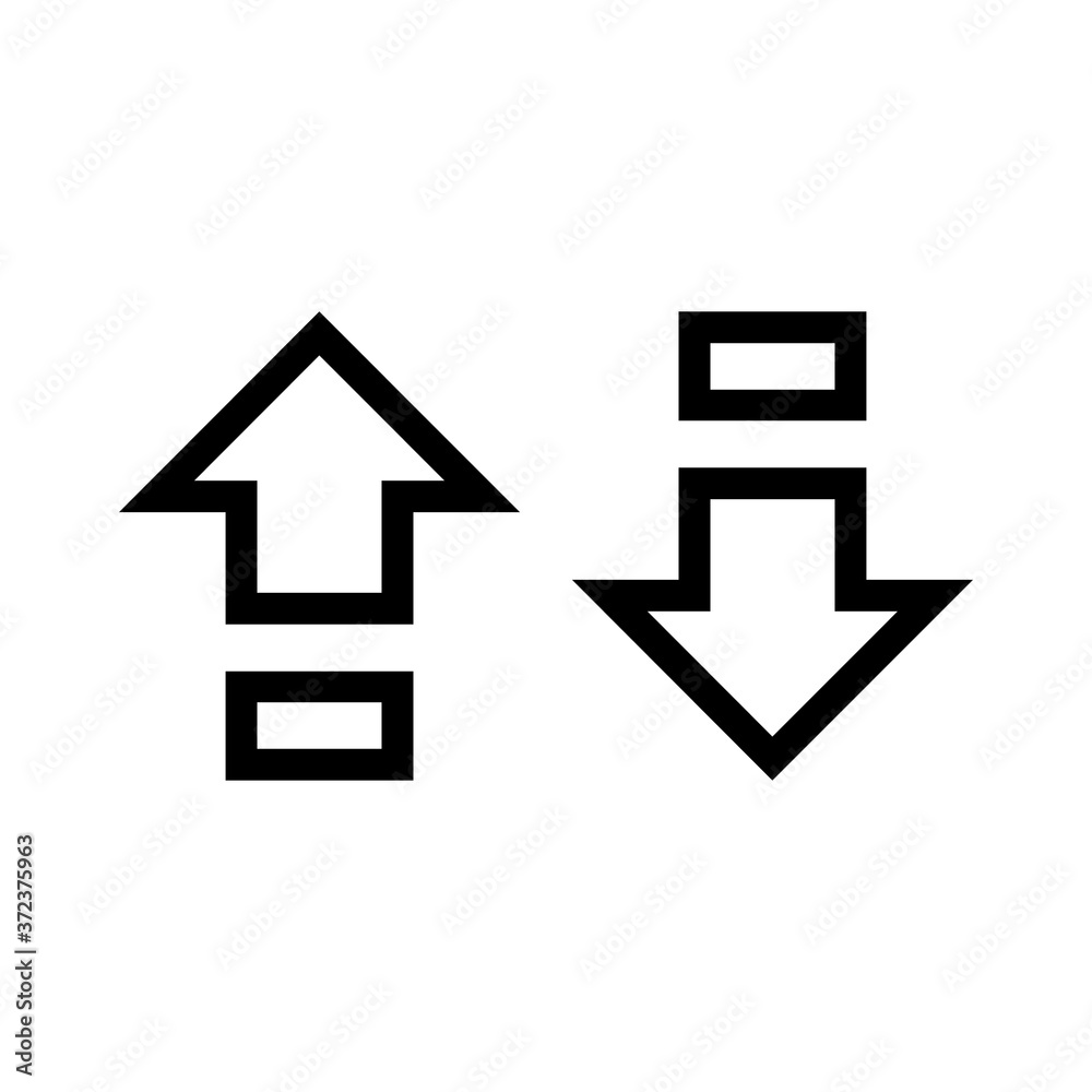 up and down arrows, go ahead and turn back icon up and down arrows, go ahead and turn back icon