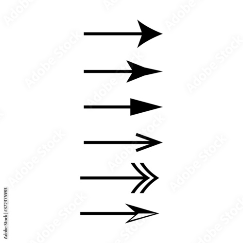 arrows icon, pointing sign, kind of arrow